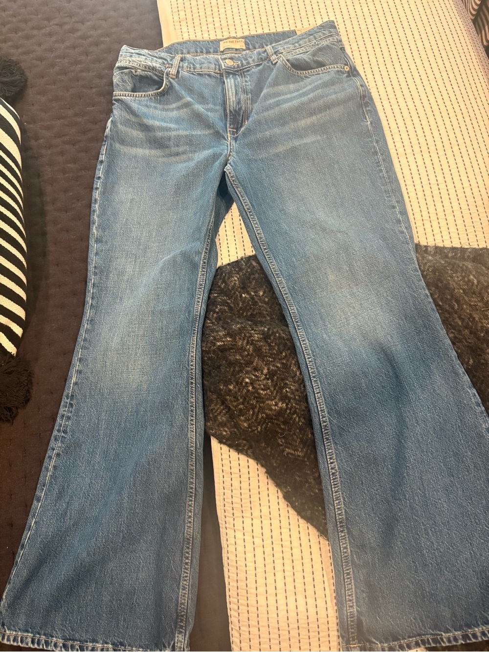 We The Free Light Blue Flare Jeans